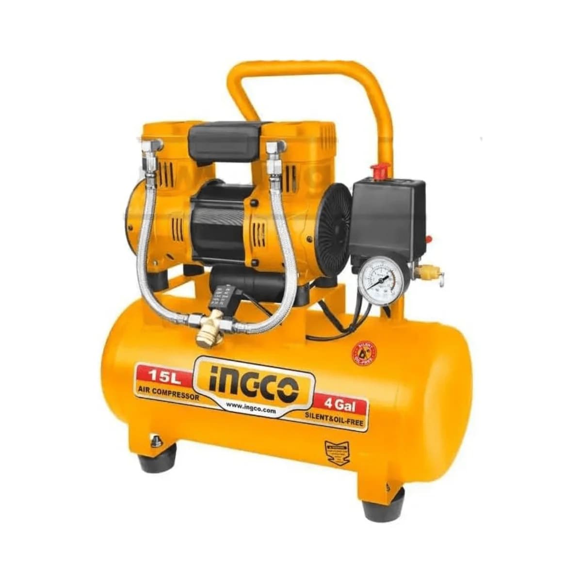 ضاغط هواء صامت 15L1100 W (1,5 HP) INGCO