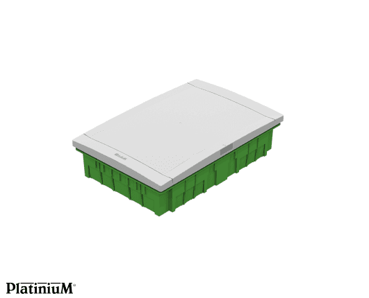 COFFRET ENCASTRE 27 MODULES + DISJONCTEUR D’ABONNÉ 2 OU 4 FILS PORTE OPAQUE LAP