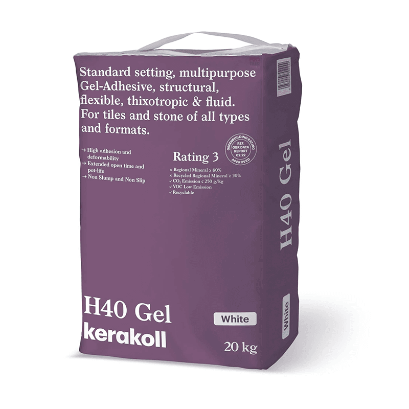 H40 Gel Blanc 20 kg - KERAKOLL