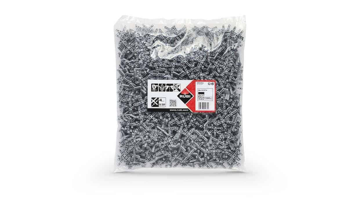 Croisillons pour Carrelage 4 mm (1000 Pièces) RUBI