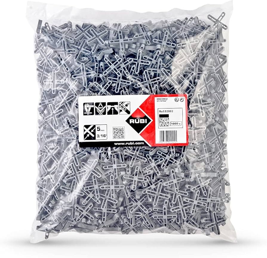 Croisillons pour Carrelage 5 mm (1000 Pièces) RUBI
