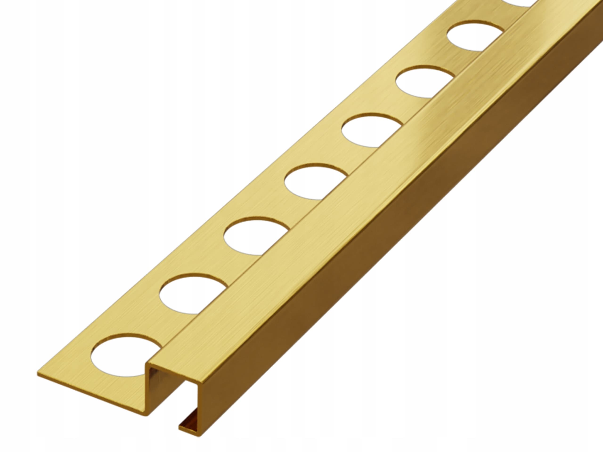 ACC LISTELO Aluminium R12 × 10 mm Or BR CLARO LAR120C EMBEPLAST