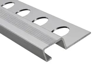 ACC PERFIL PELDANO ACERO M-13 LUX INOX LIJA PLASDECOR