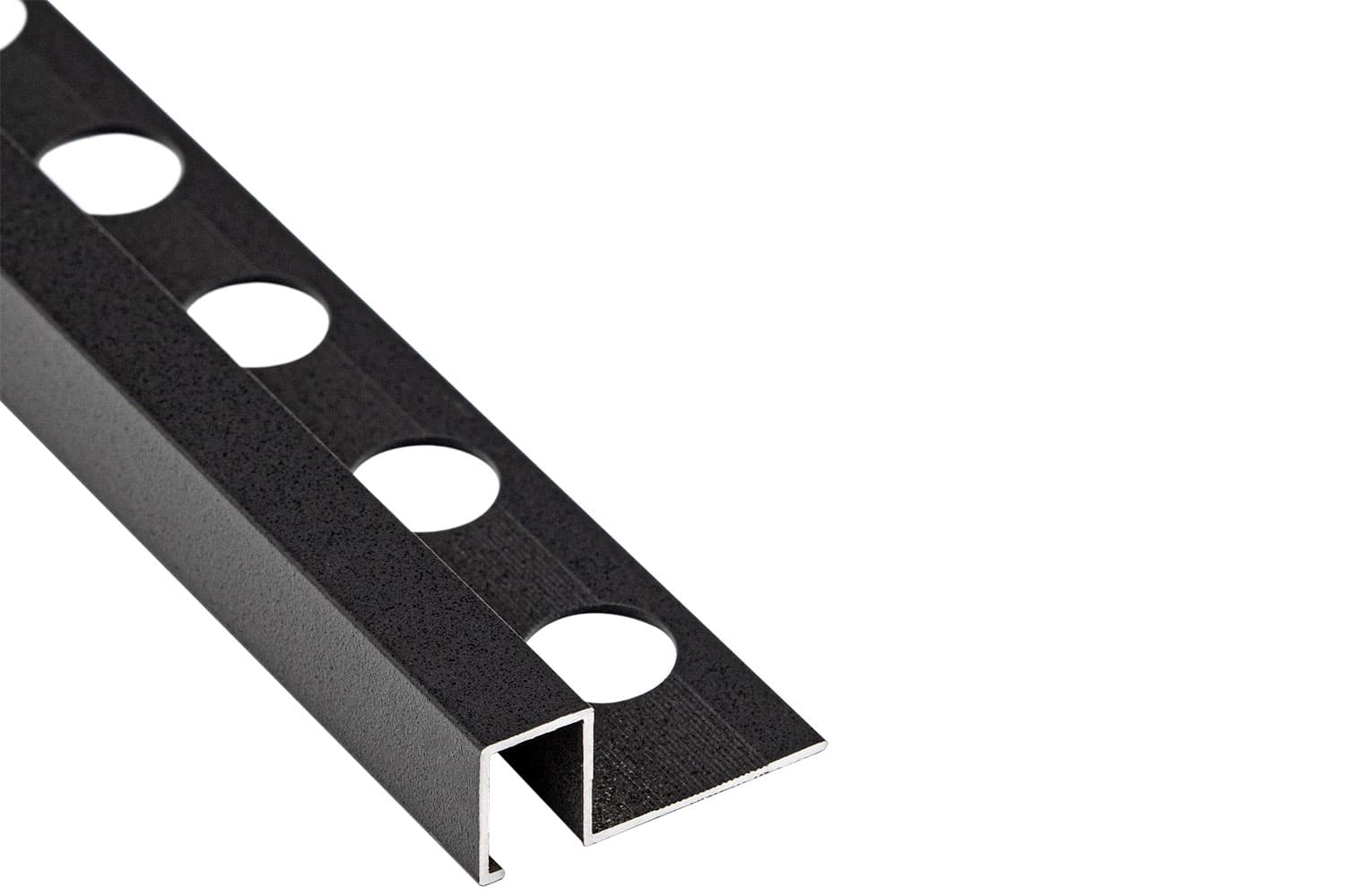 ACC Profilé Aluminium Carré 11 Noir BR PLASDECOR