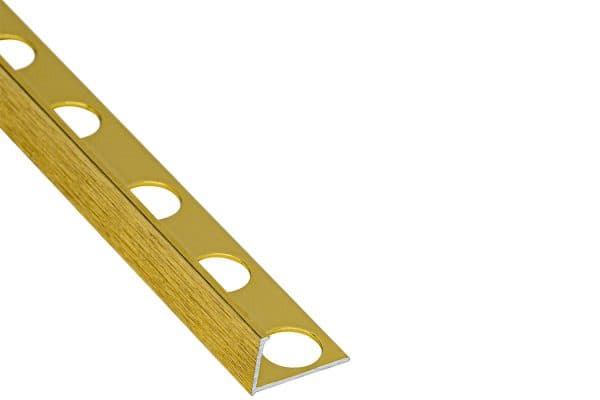 PERFIL ALUMINIO RECTO 12 ORO BRILLO