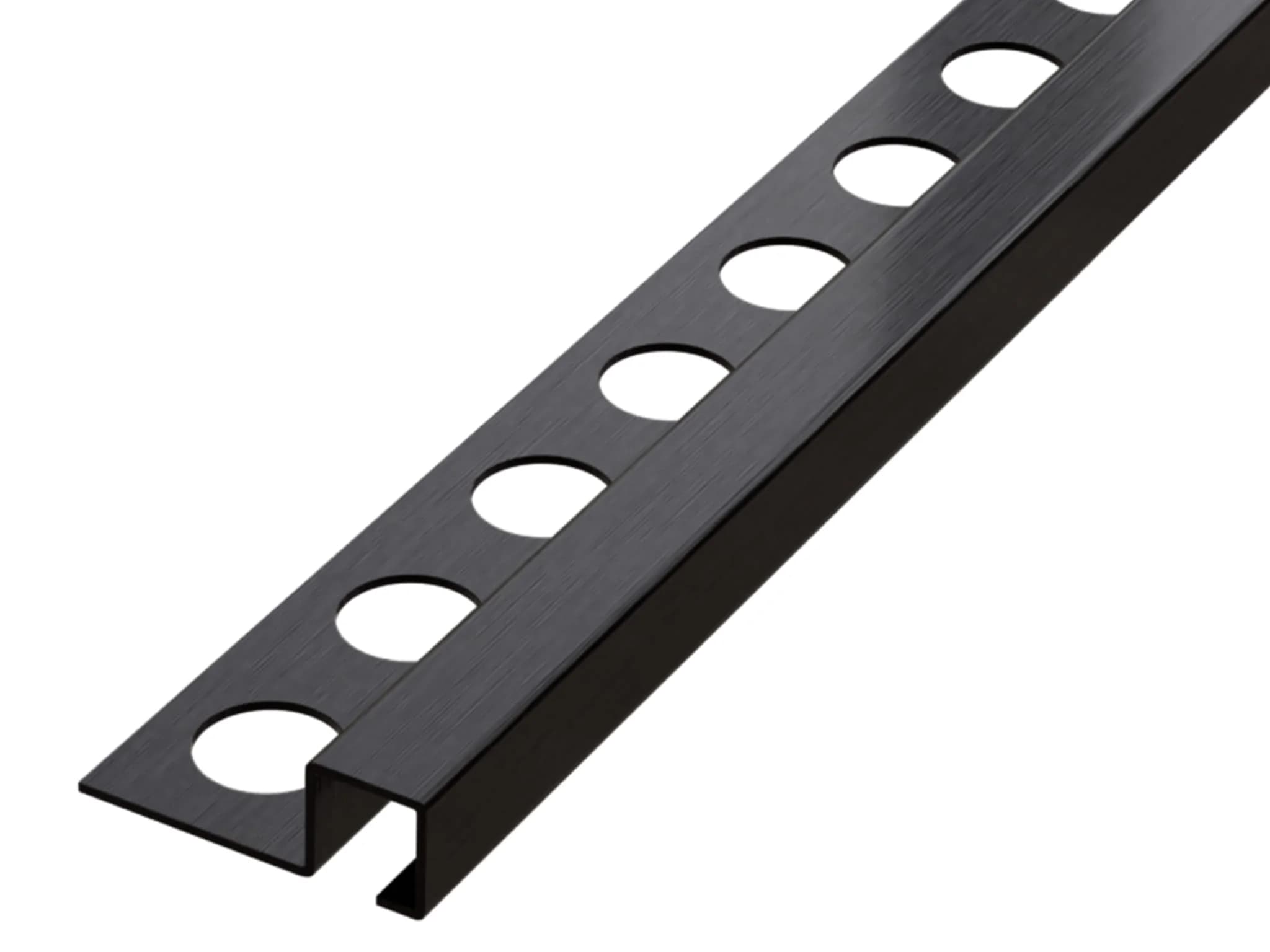 ACC Profilé ACERO BASIC Carré 12 INOX Noir PLASDECOR