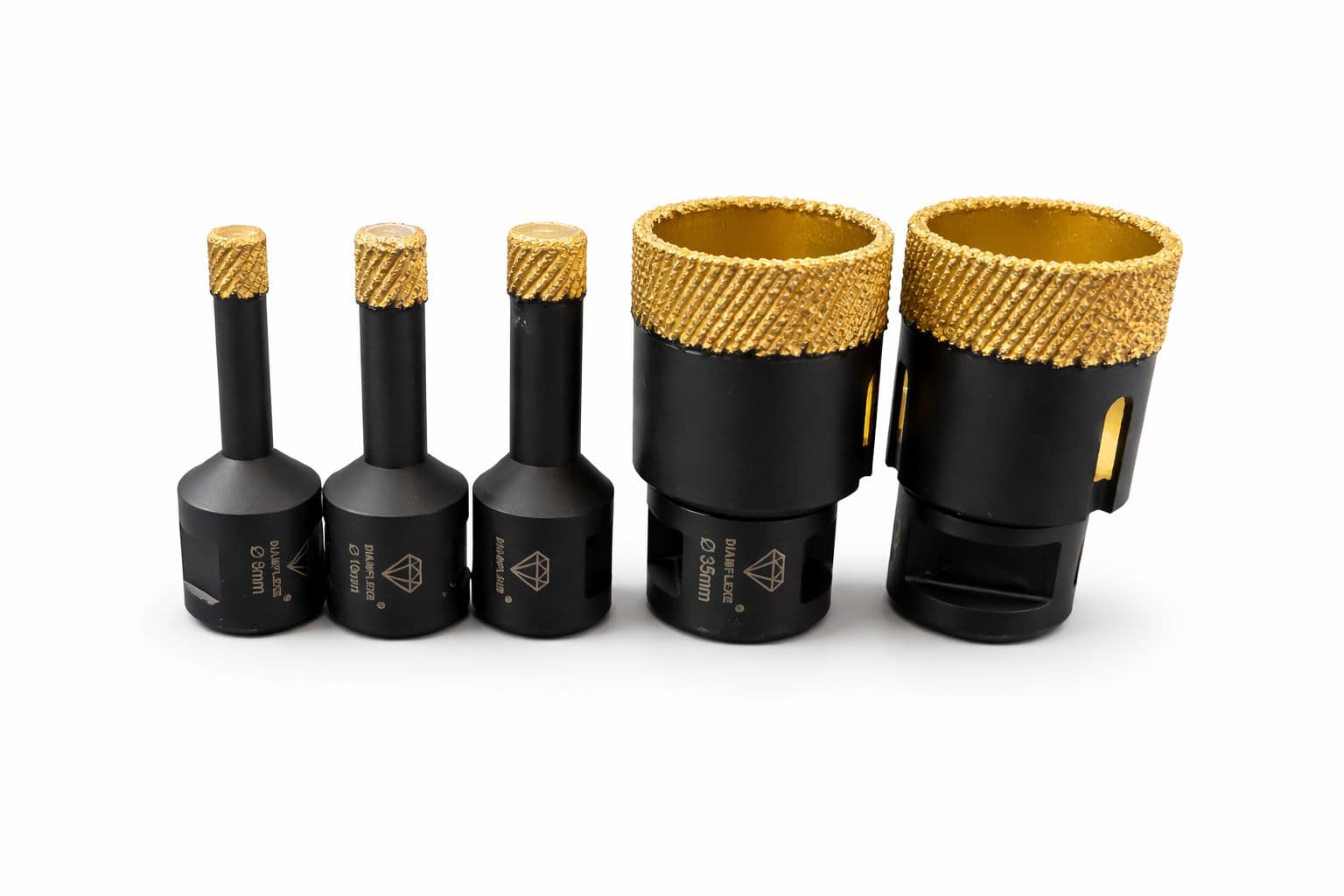 Scie - cloche diamant noir pour marbre et carrelage - DIAMFLEX