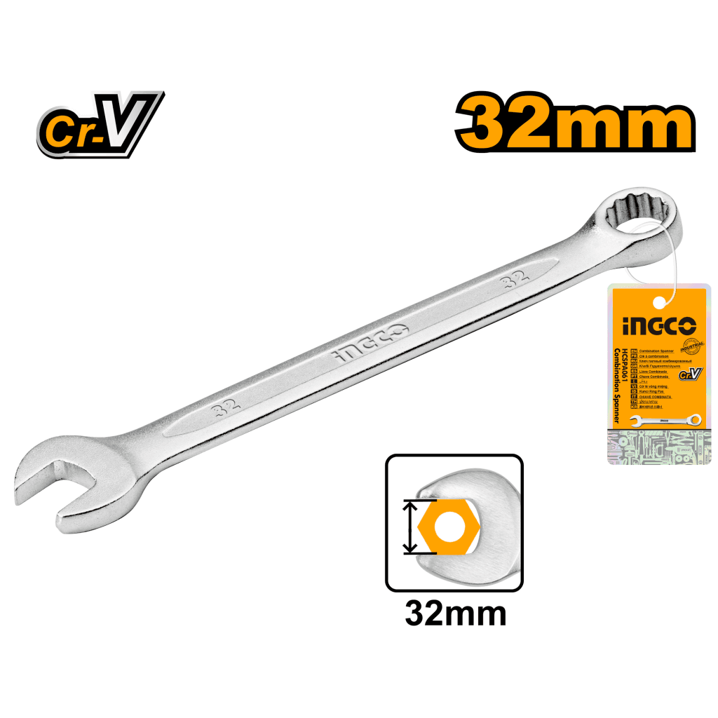Clé Mixte 32 mm - INGCO