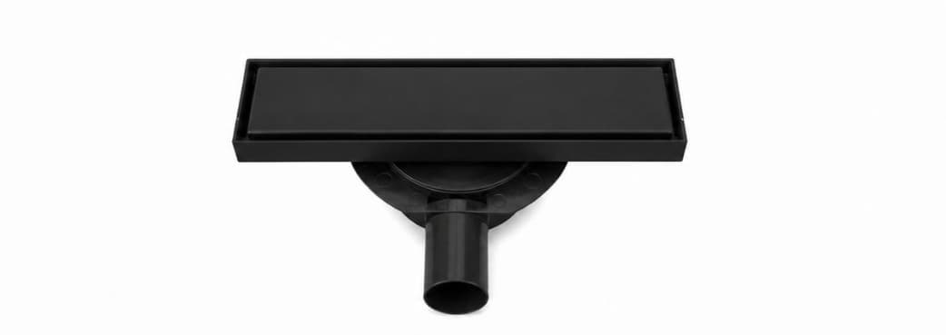 Caniveau de Douche 30 × 7 cm Noir - RAVENA