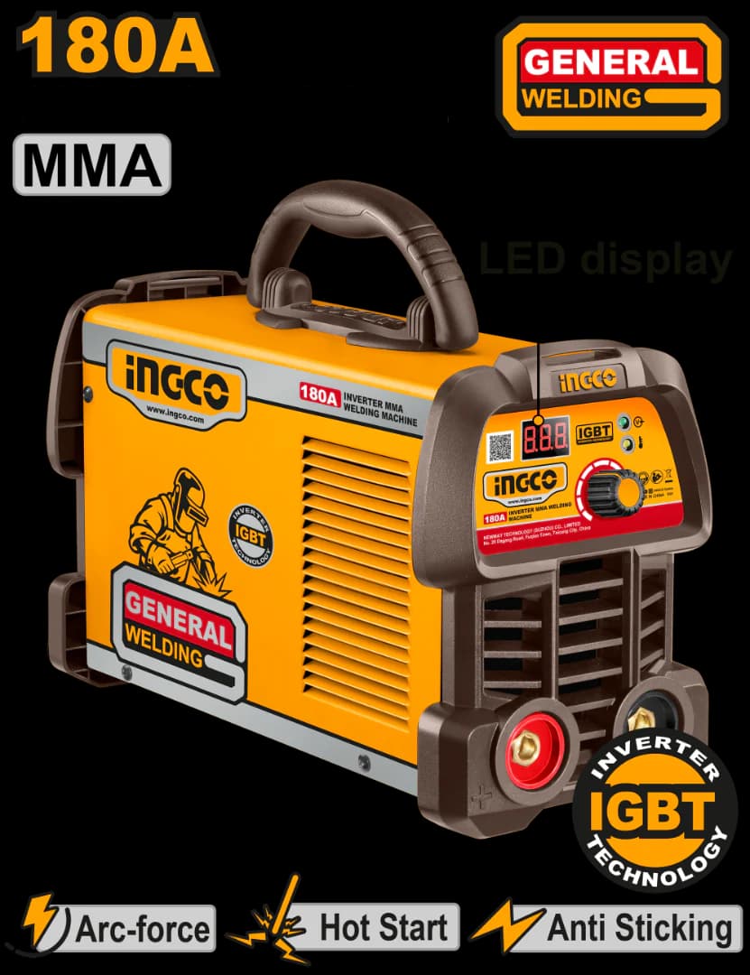 Poste à Soudage Invertir MMA 180A - INGCO