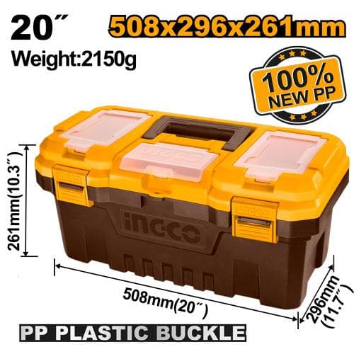 Boîte à Outils en Plastique PVC 20" - INGCO