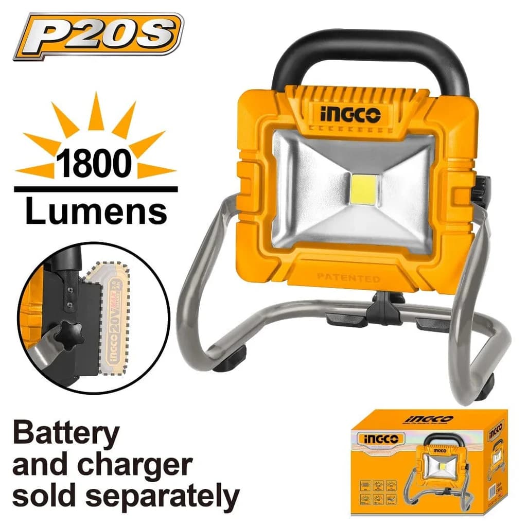 Projecteur 20 V Batterie / Chargeur Non Inclus - INGCO