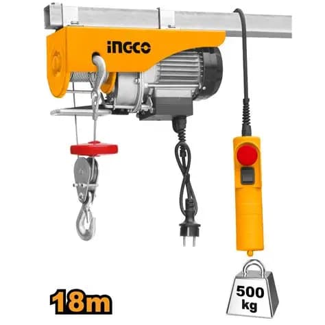 Palan كهربائي 900 واط 250 - 500 كغ - INGCO