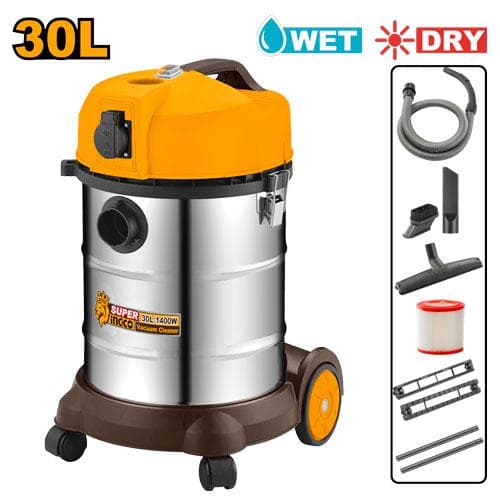 Aspirateur Professionnel 1400 W 30 L - INGCO