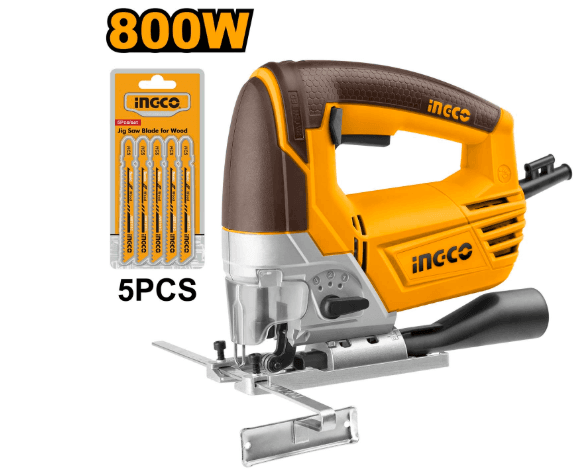 Scie Sauteuse 110 mm 800 W + 5 Lames - INGCO