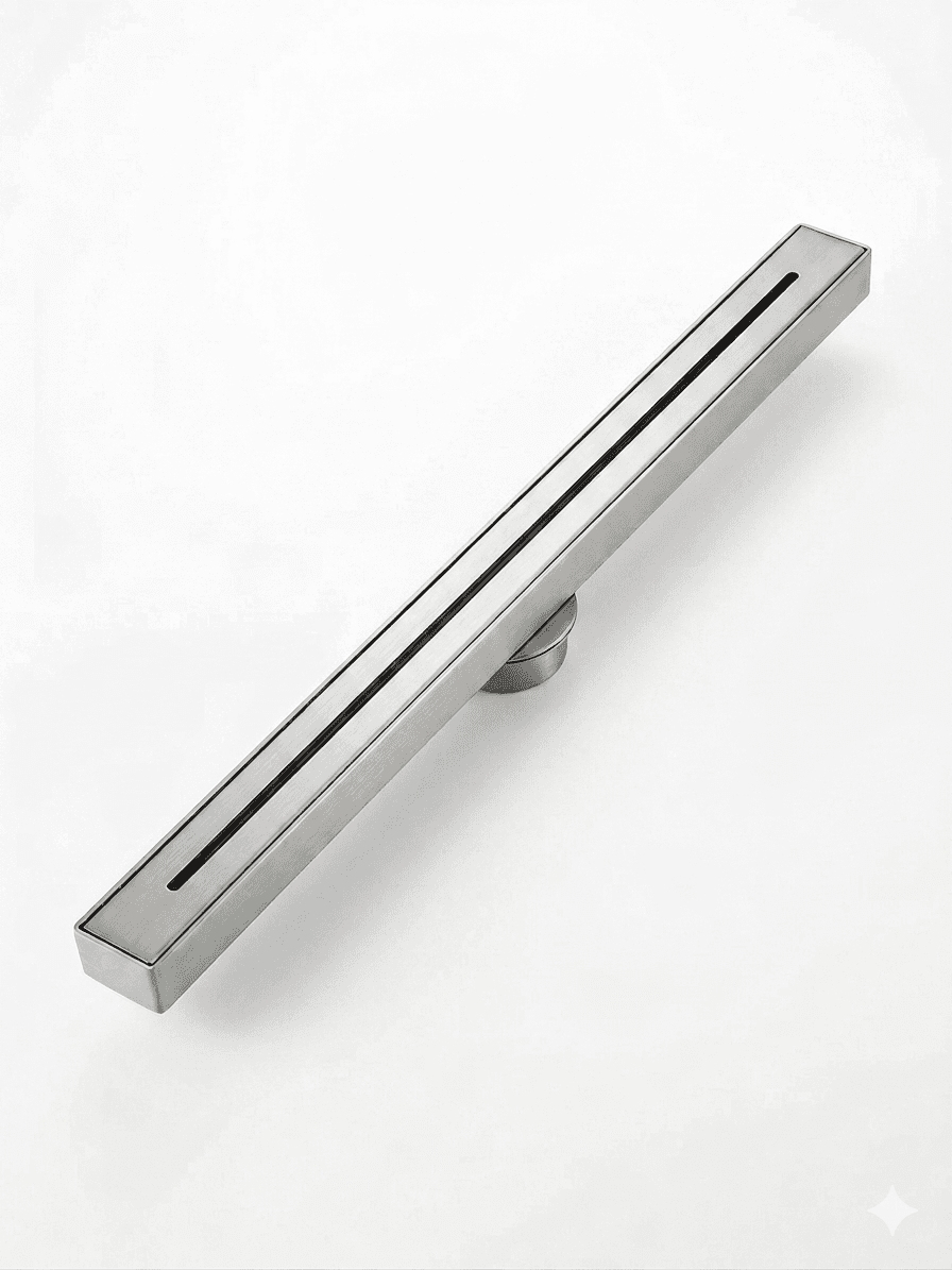 Caniveau de Douche à Grille 60 × 3 cm INOX