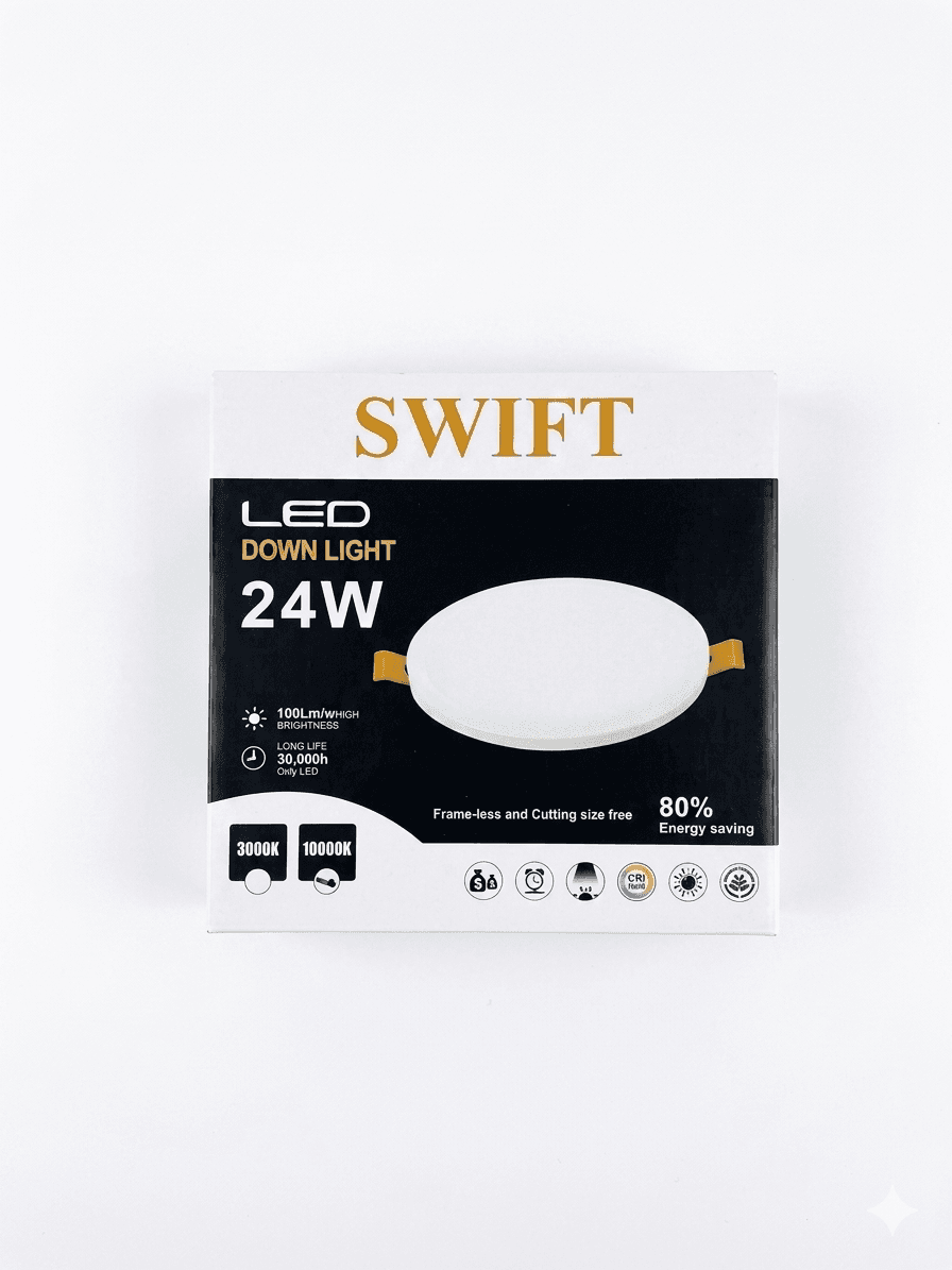 Panneau LED 24 W Blanc Encastré - SWIFT
