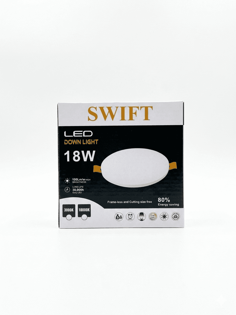 لوح LED 18 W أبيض مدمج - SWIFT