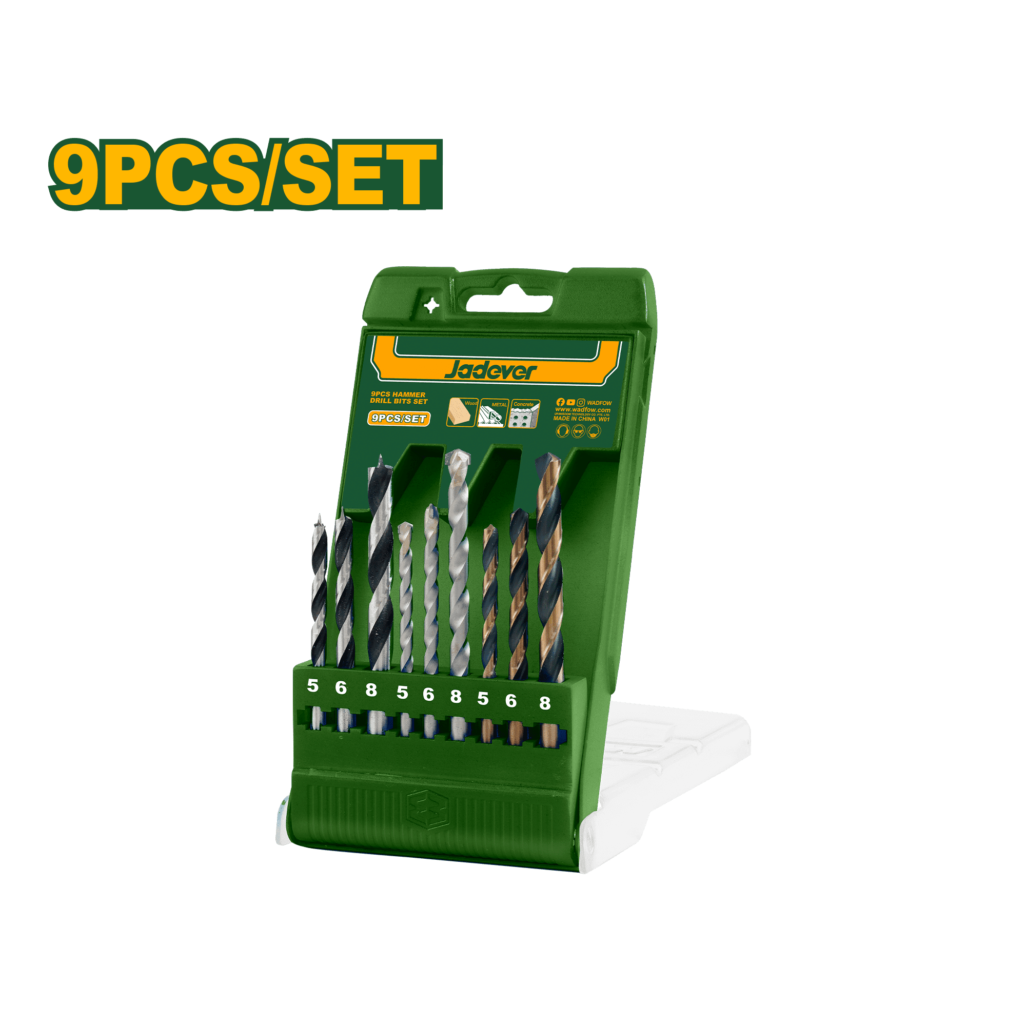 Jeu de 9 Forêts 3 HSS 3 Béton 3 à Bois - JADEVER