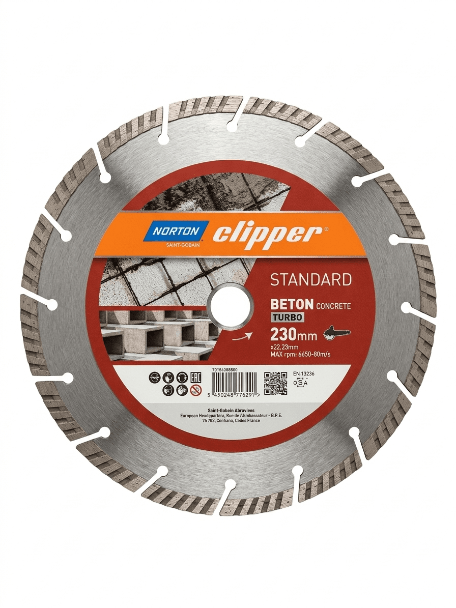 Disque Diamant 230 mm - NORTON CLIPPER