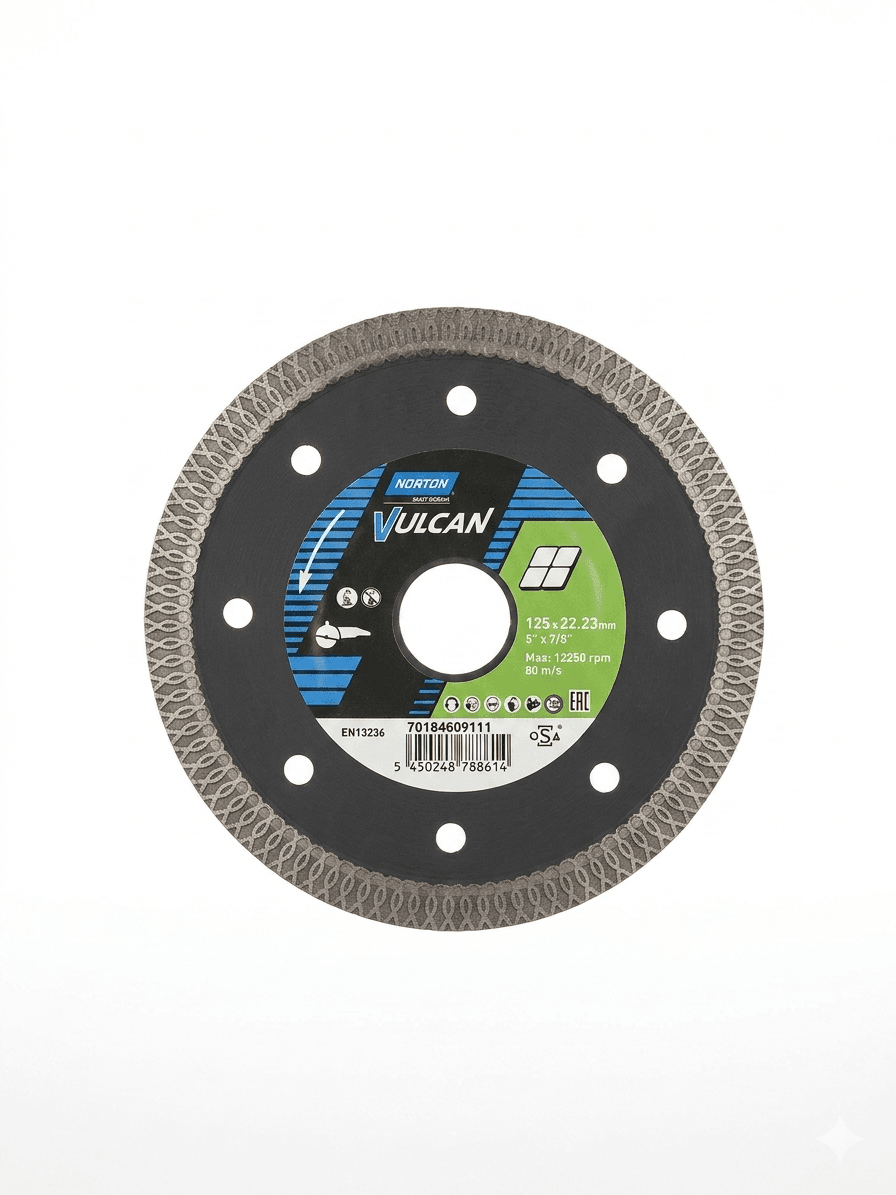 Disque Diamant 125 mm Carrelage - VULCAN