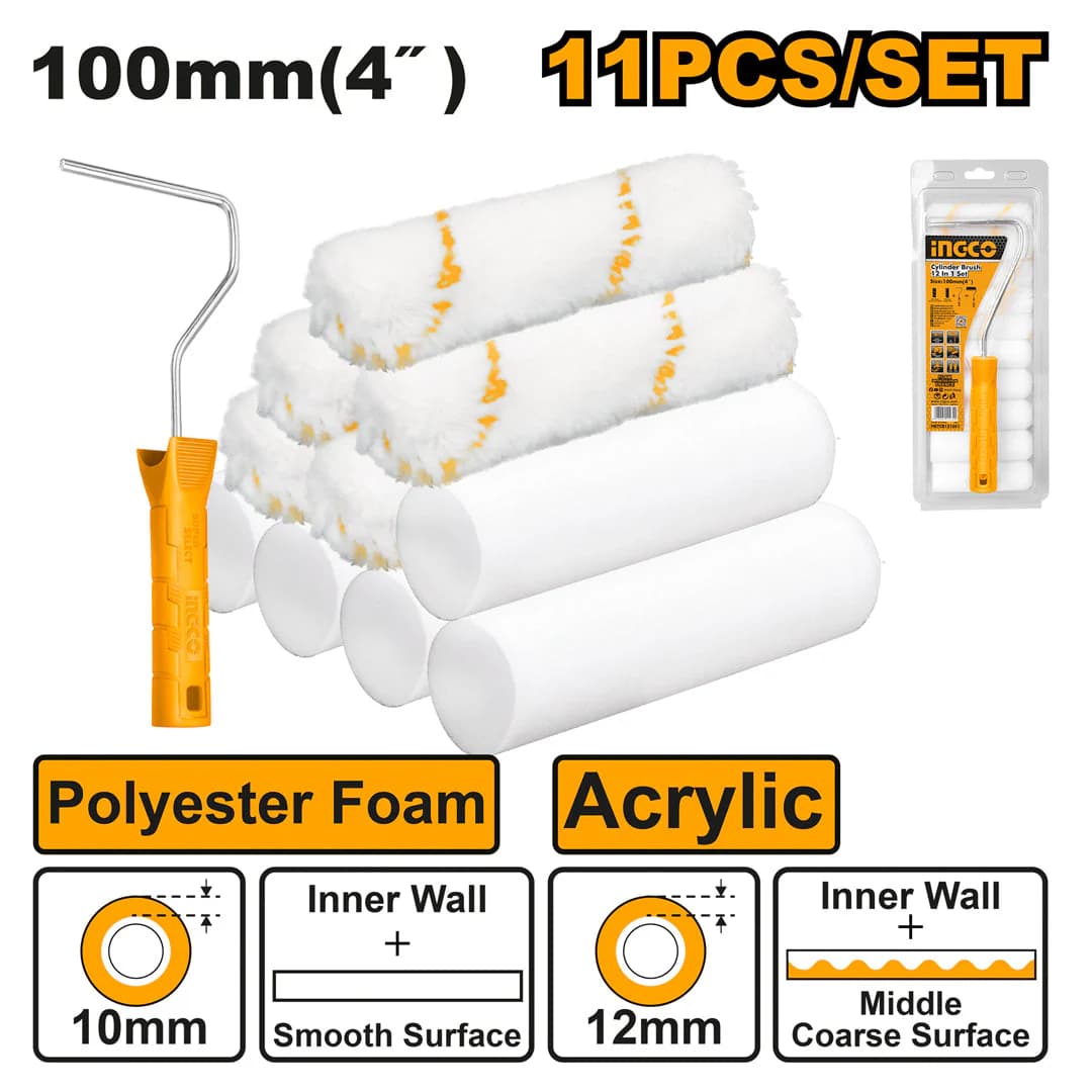 Set de rouleaux 11 en 1 - INGCO