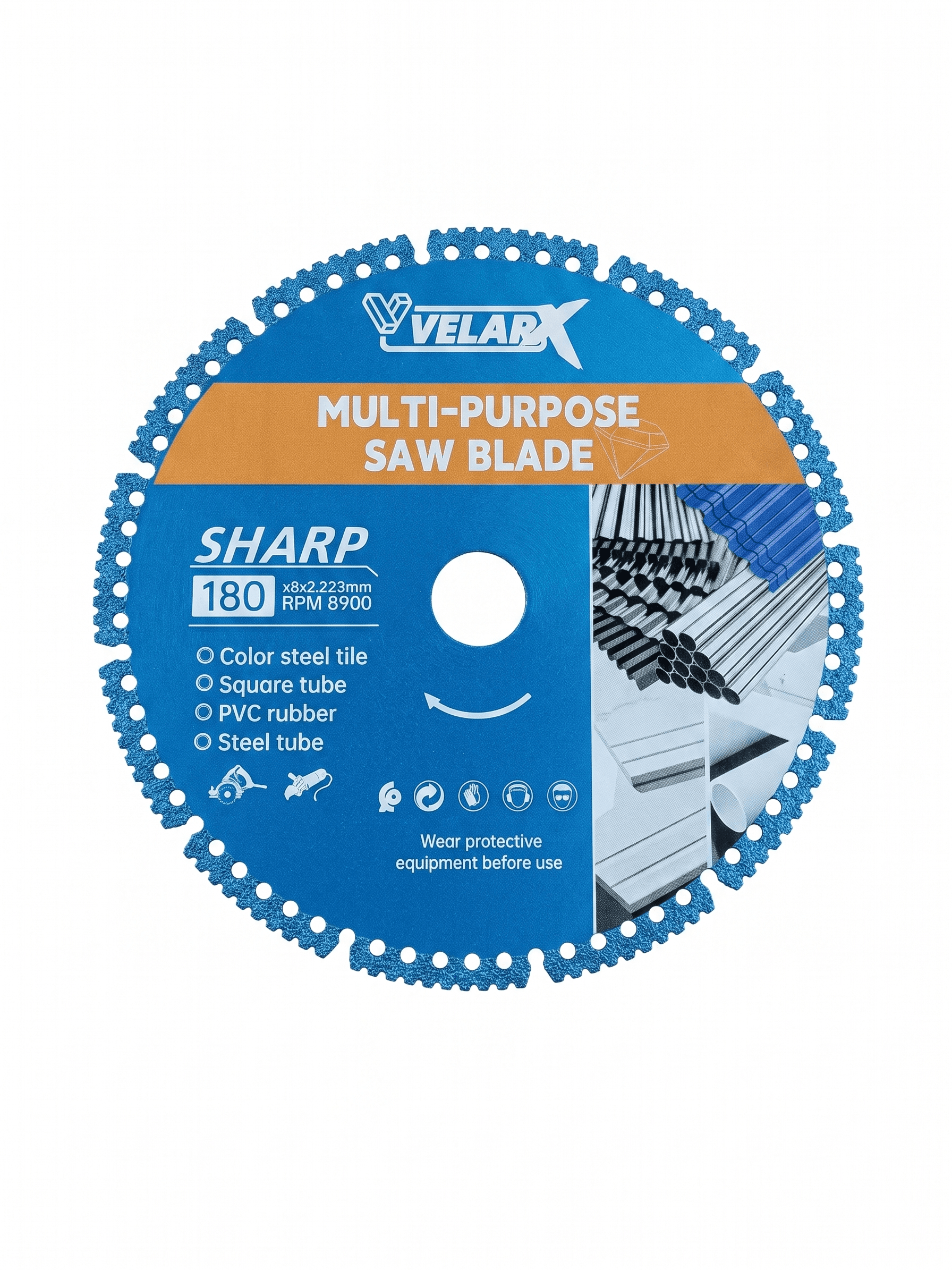 Disque Diamant 180 mm Bleu Multifonction SHARP - VELAR