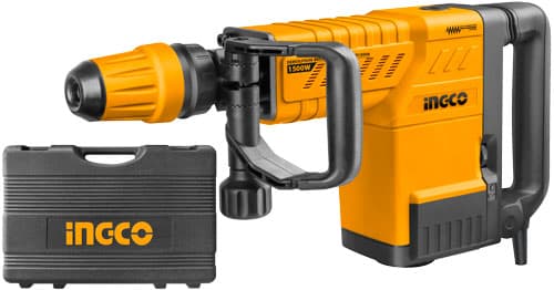 Marteau Burineur 10 kg 1500 W + 2 Burins - INGCO