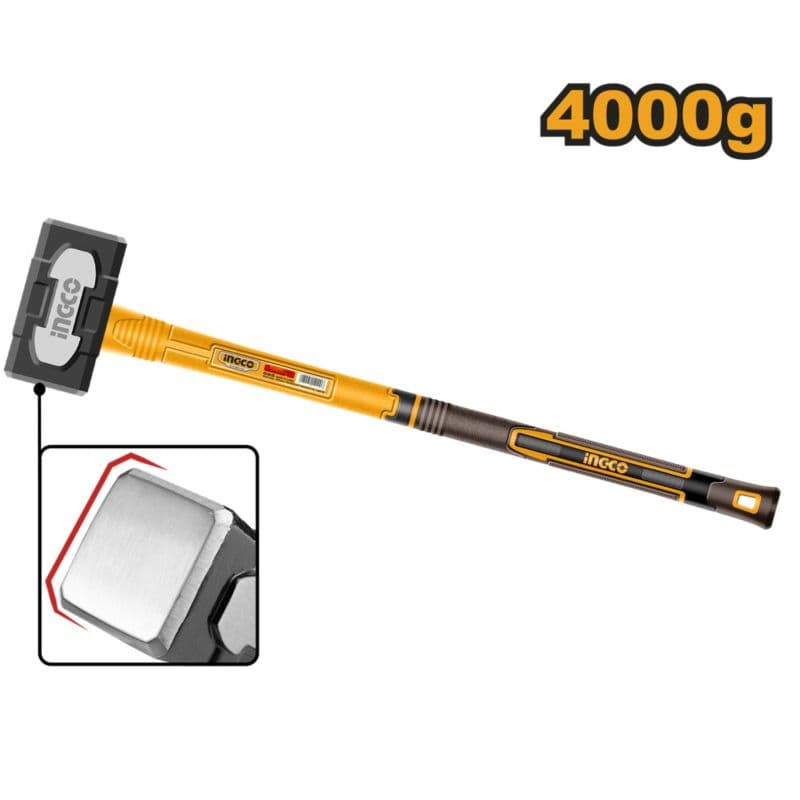 Massette 4KG Manche Fibre - INGCO