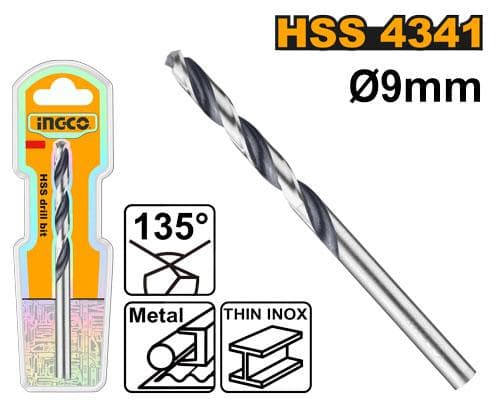 Foret 9.0MM HSS 4341 - INGCO