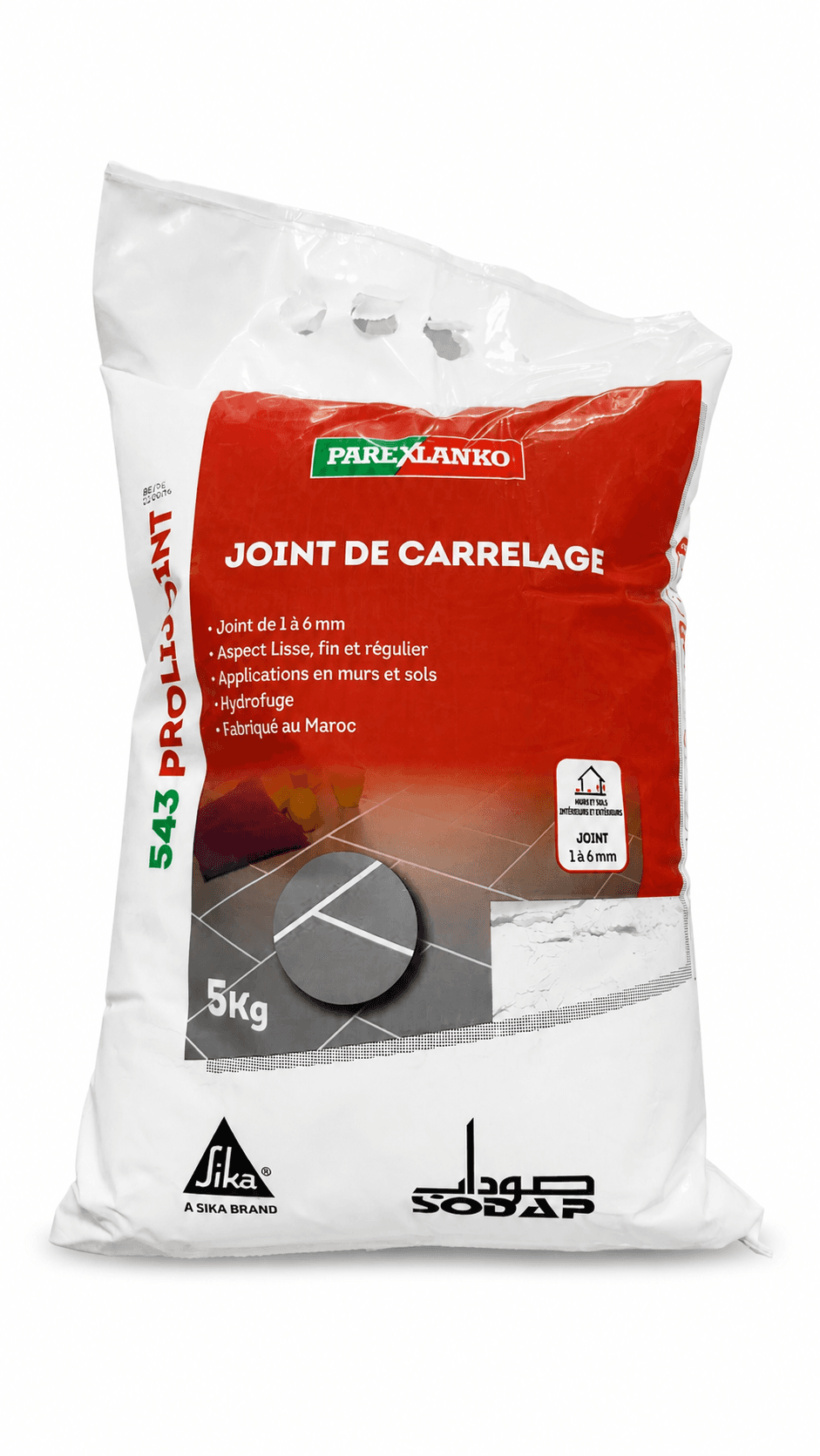 MASTIC SIKA 543 Gris 5 kg