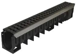 Caniveau de Garage Avec Grille en Fonte 100 mm