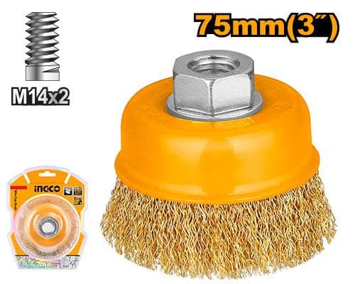 Brosse Métallique 75mm - INGCO