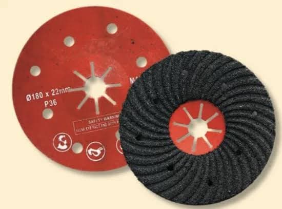 Disque Fibre abrasif 120 Rouge Petit 115 mm