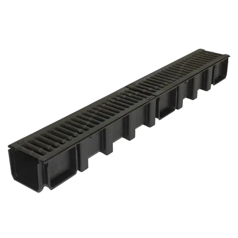 Caniveau en FONTE 20 cm MUFLE 1 m