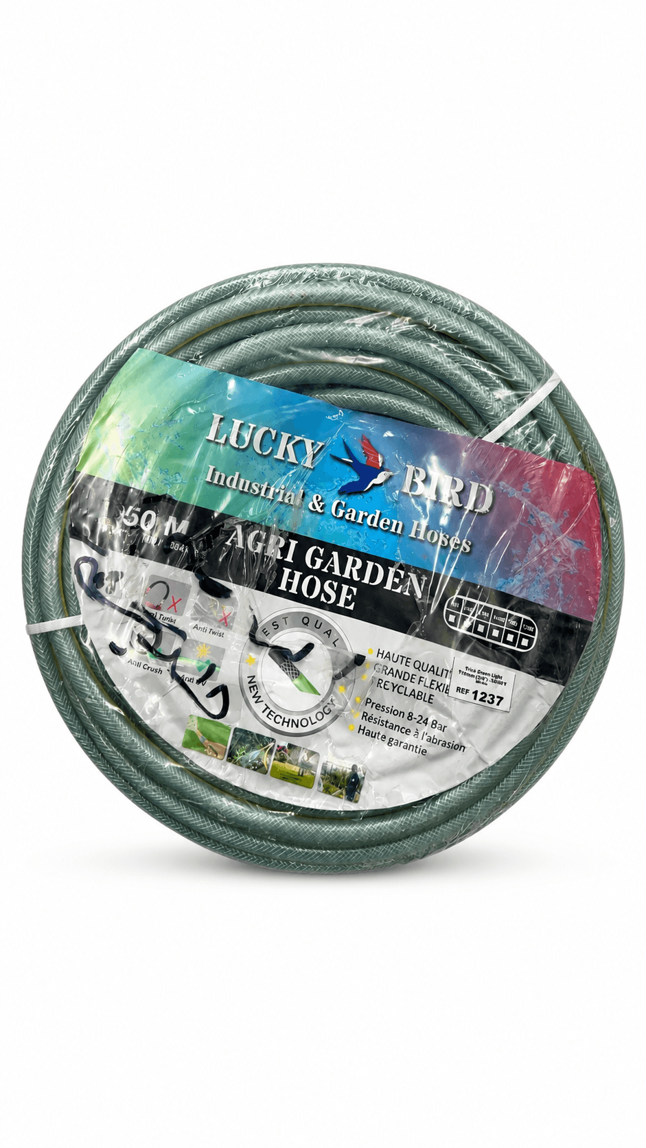 Rouleau de caoutchouc 50 m Transparent - LUCKY BIRD