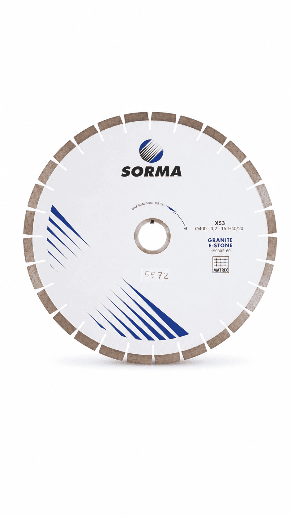 SORMA Silencieux 400 Disque Diamant pour Granit