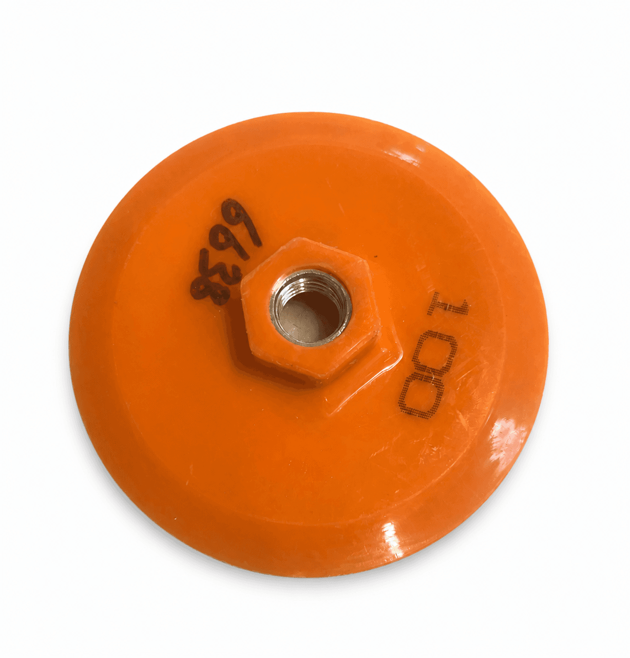 disque abrasif diamant de polissage pour marbre avec support 100 ORANGE