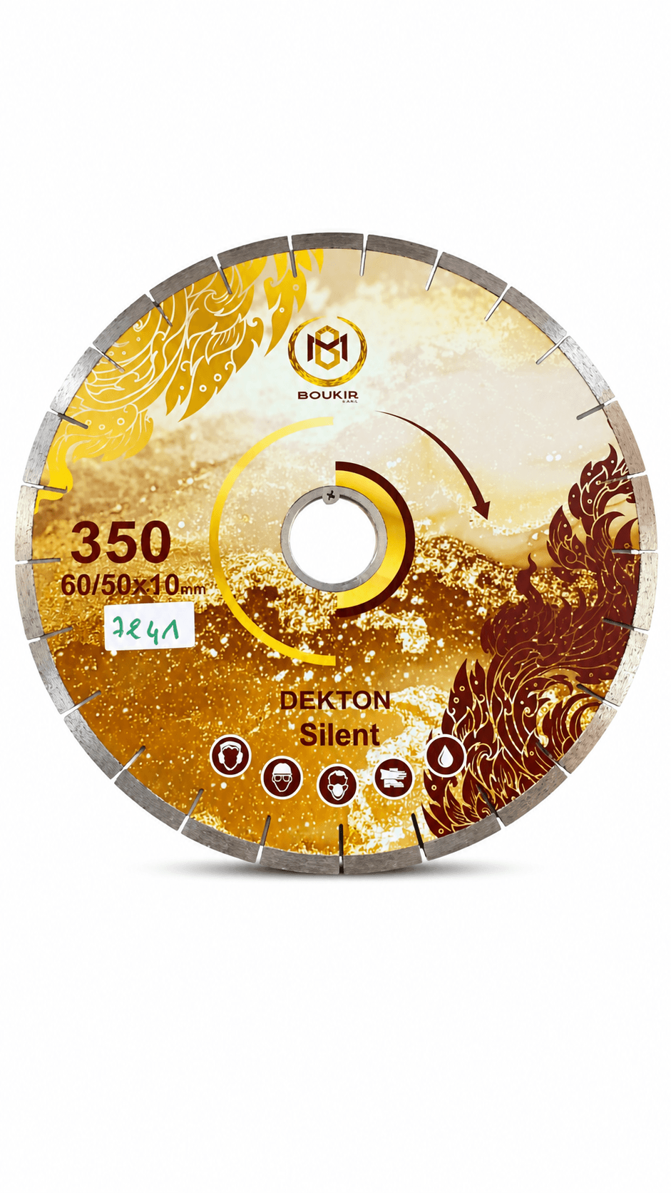 Disque Diament Dekton Silent 350mm 60/50 x 10mm - MPC