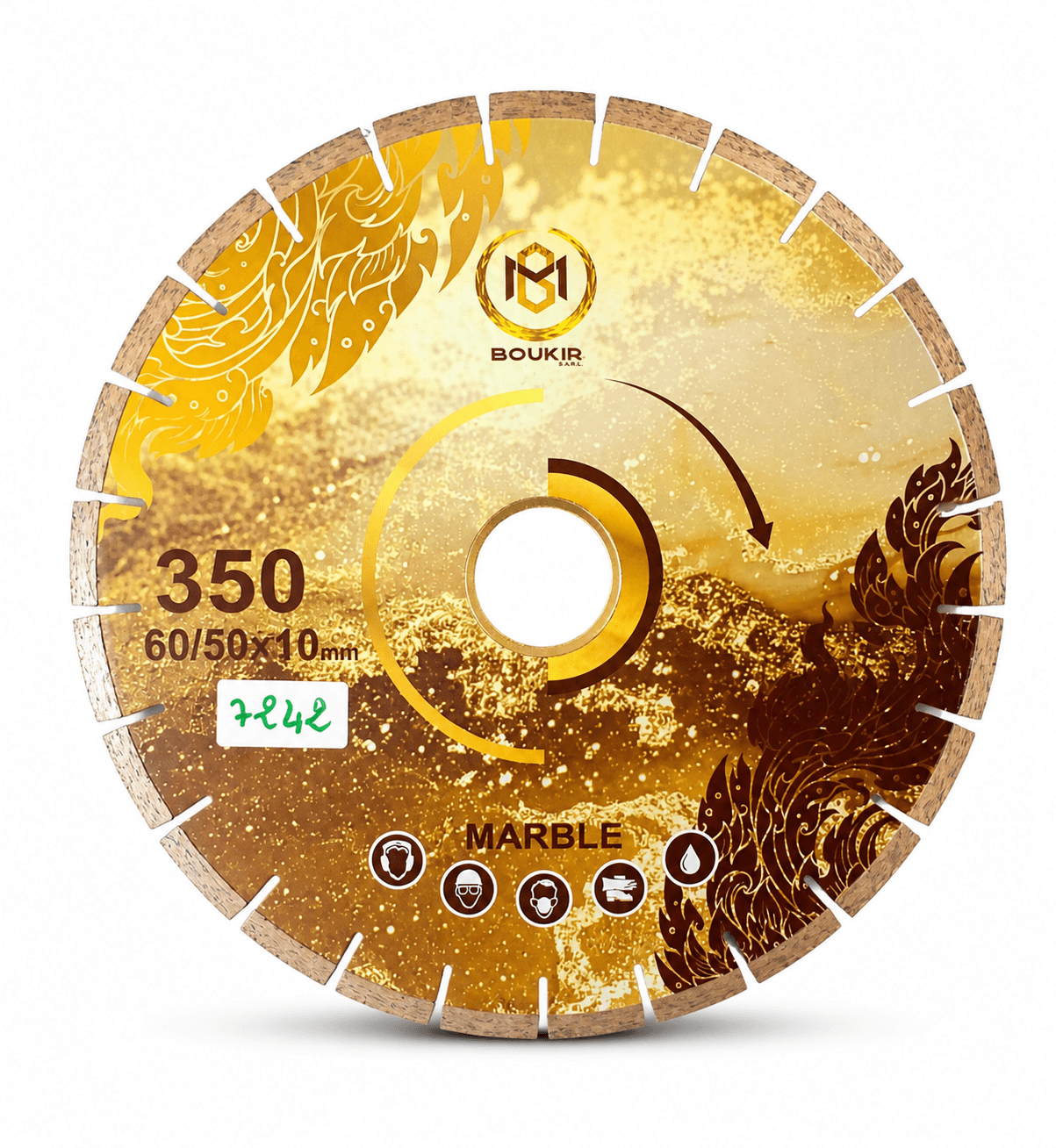 Disque Diament Marble 350mm 60/50 x 10mm - MPC